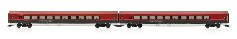 Jägerndorfer Collection JC71217 - H0 2-tlg Personenwagenset Railjet HE Eco der ÖBB; Ep. VI